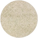 Zoe ZZ1 Lime 12' x 12' Round Rug