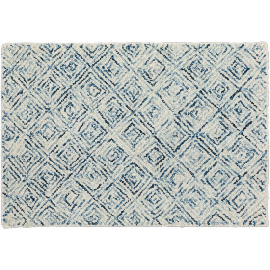 Zoe ZZ1 Navy 2' x 3' Rug