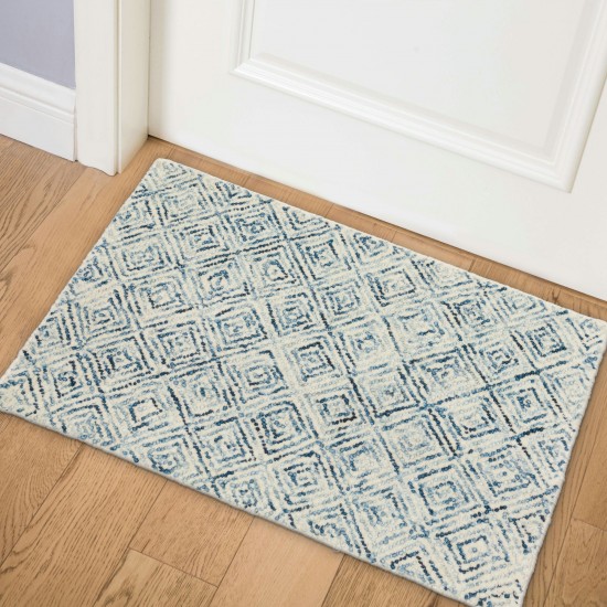 Zoe ZZ1 Navy 2' x 3' Rug