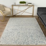 Zoe ZZ1 Navy 2'3" x 7'6" Runner Rug