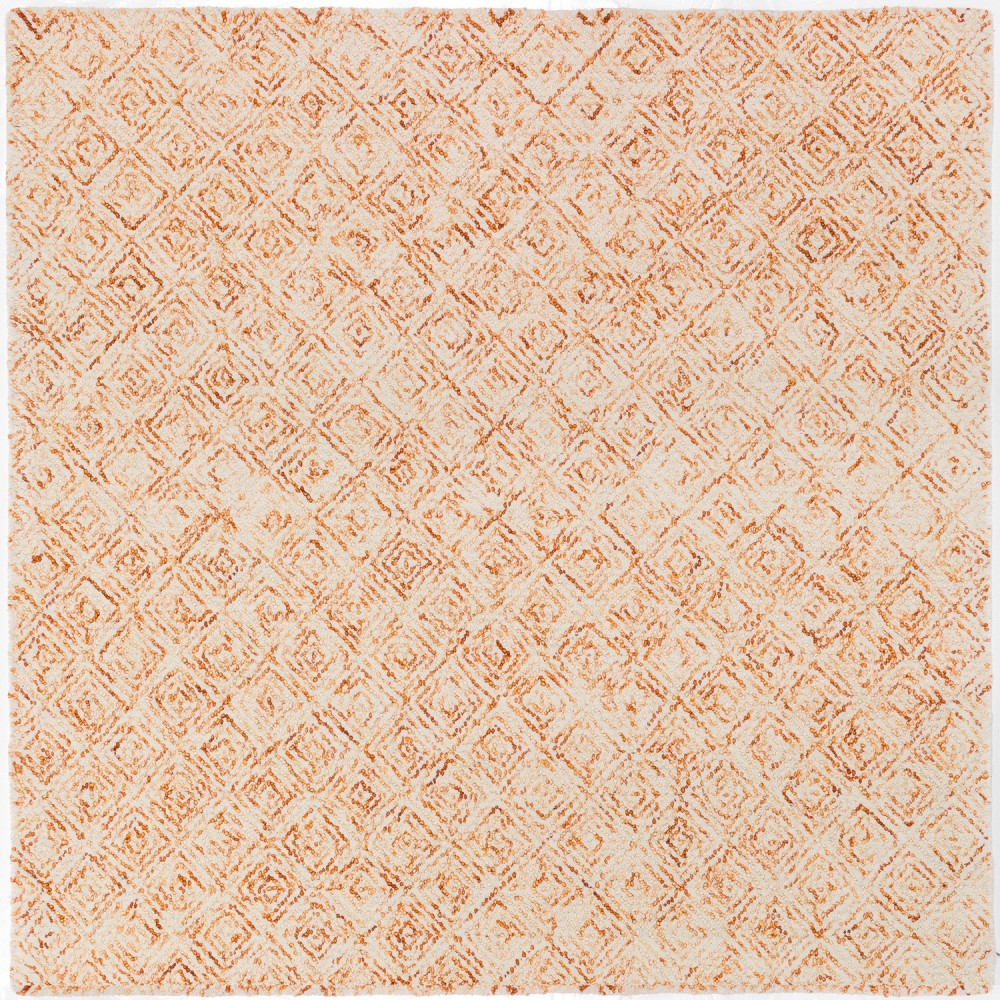 Zoe ZZ1 Orange 10' x 10' Square Rug