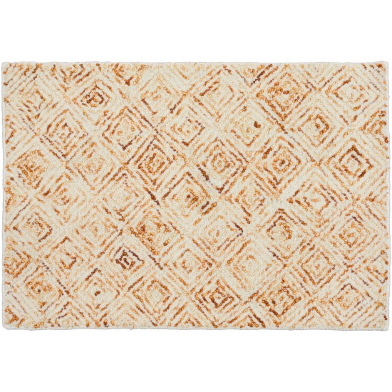 Zoe ZZ1 Orange 2' x 3' Rug