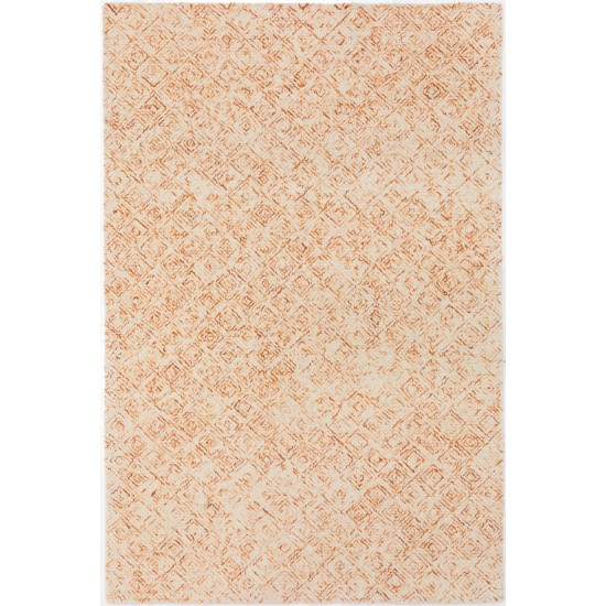 Zoe ZZ1 Orange 2'6" x 10' Runner Rug