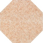 Zoe ZZ1 Orange 6' x 6' Octagon Rug