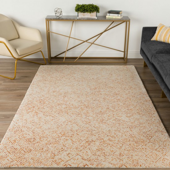 Zoe ZZ1 Orange 6' x 9' Rug