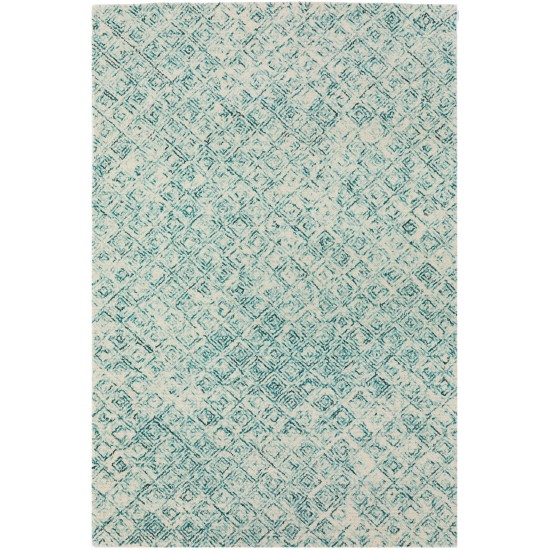 Zoe ZZ1 Teal 10' x 14' Rug