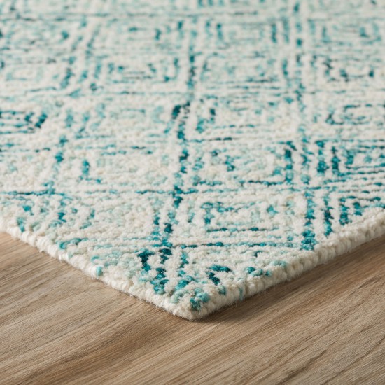 Zoe ZZ1 Teal 2' x 3' Rug