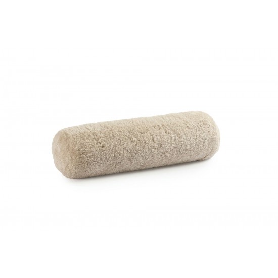 Cushion Shorn Curly Bolster Oatmeal