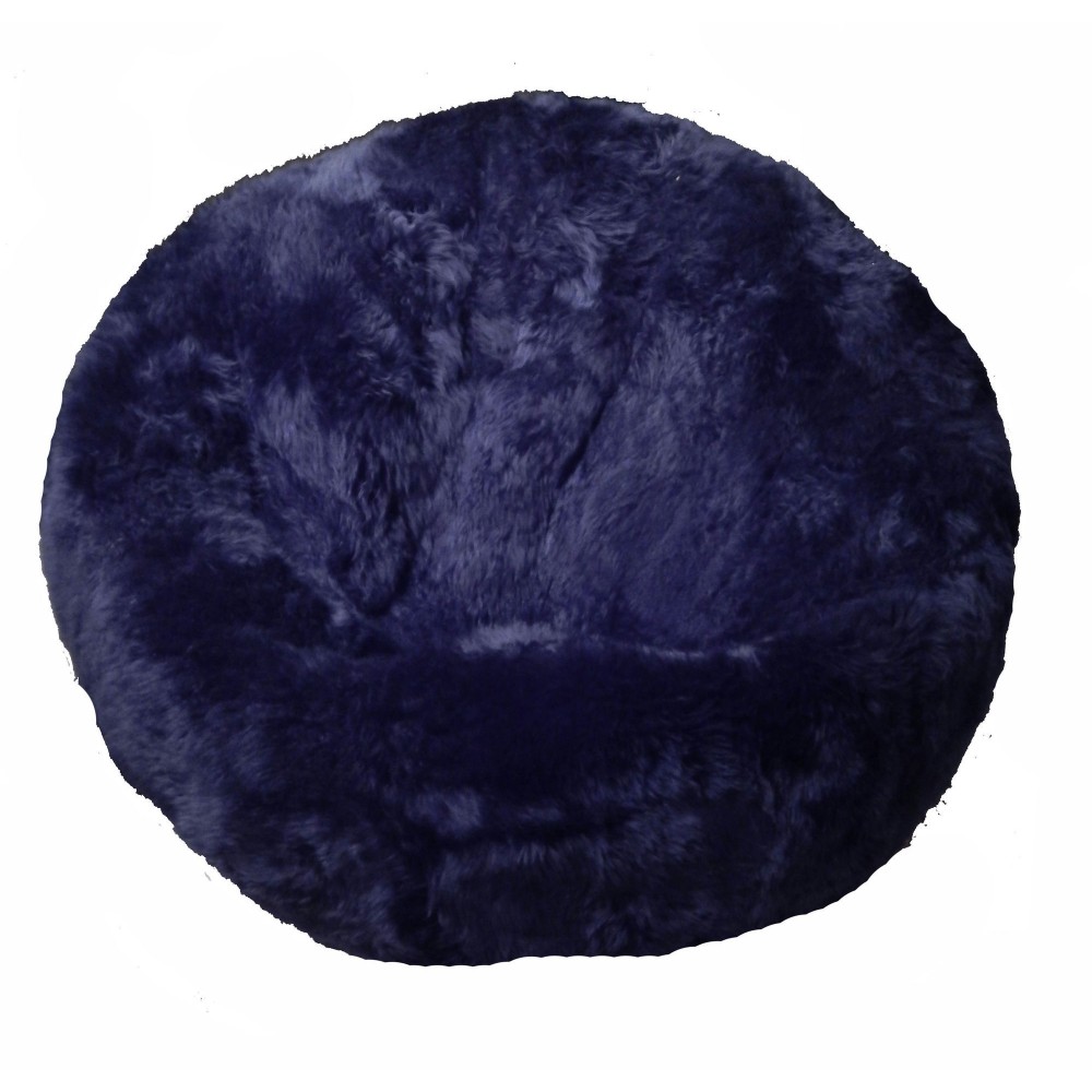Longwool Beanbag 36x36" DARK NAVY Longwool Beanbag 36x36" DARK NAVY