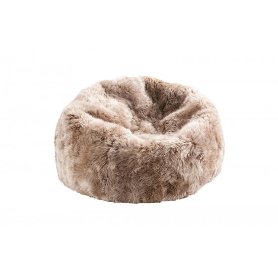 Longwool Beanbag 36x36" TAUPE