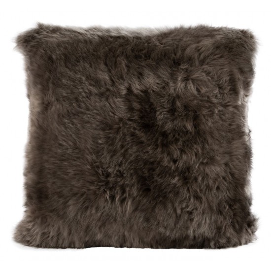 Cushion Longwool 20" Flax FOSSIL