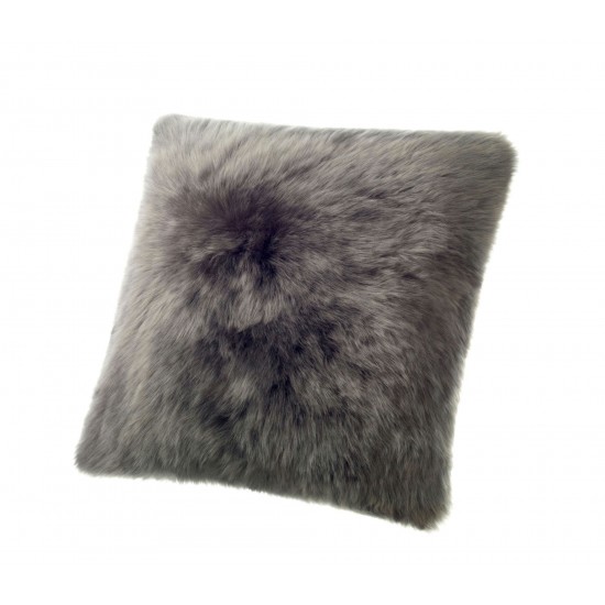 Cushion Longwool 20" Flax STEEL