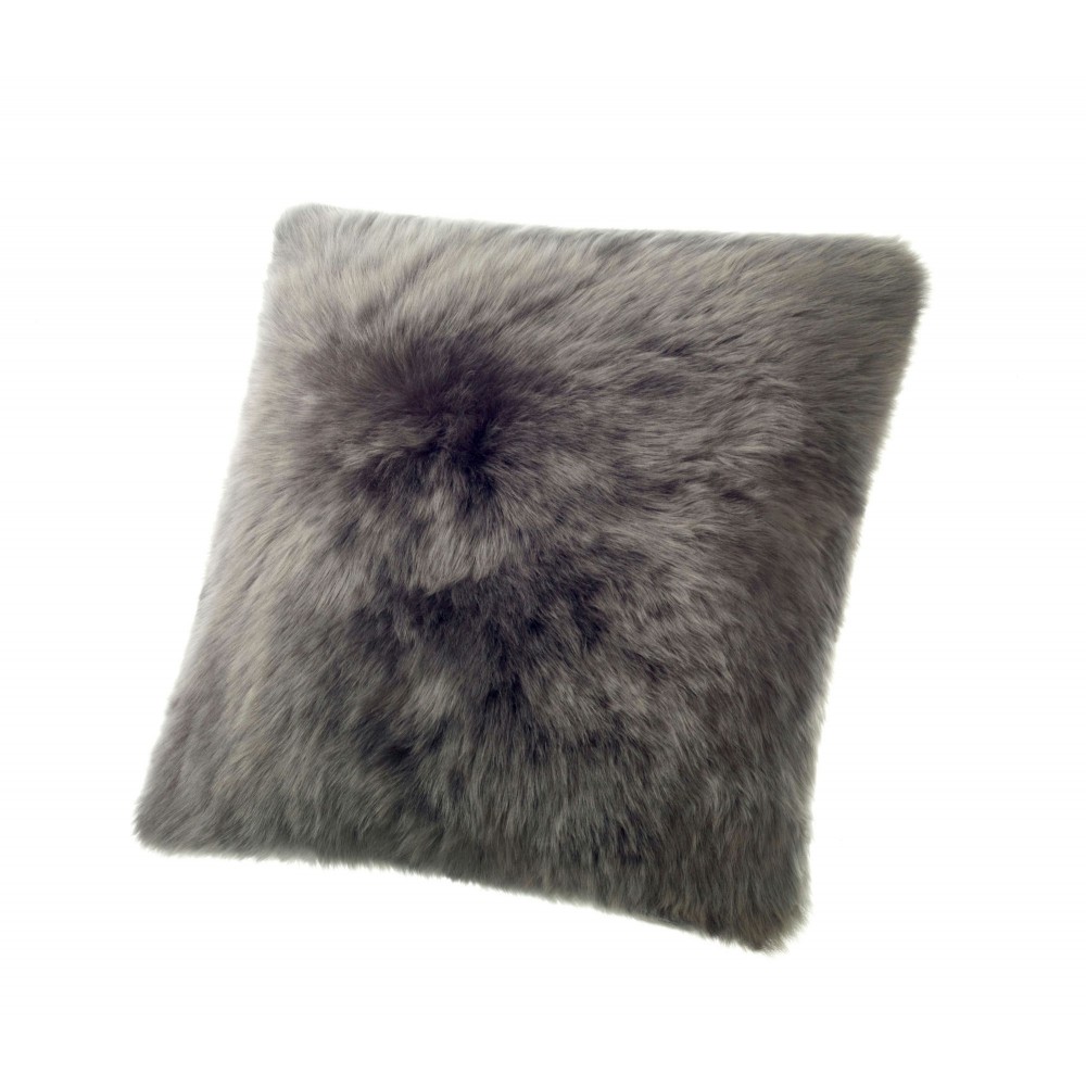 Cushion Longwool 24" Flax STEEL