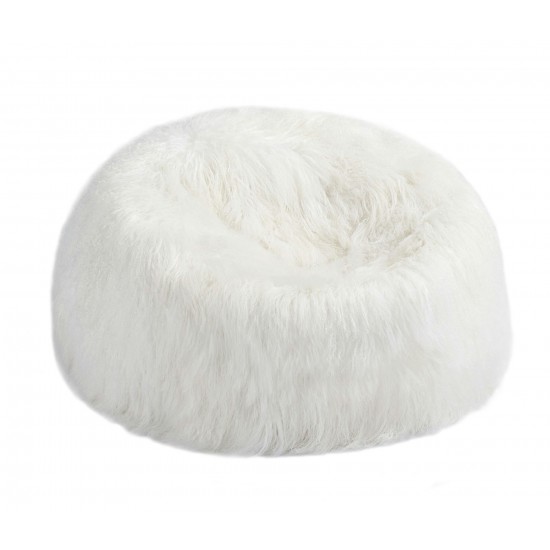 Cushion LW Tibetan Bean Bag White