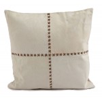 Cushion Cowhide GISELLE 20" Brown