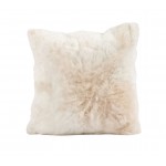 Cushion Alpaca Huacaya 20" Natural Popcorn