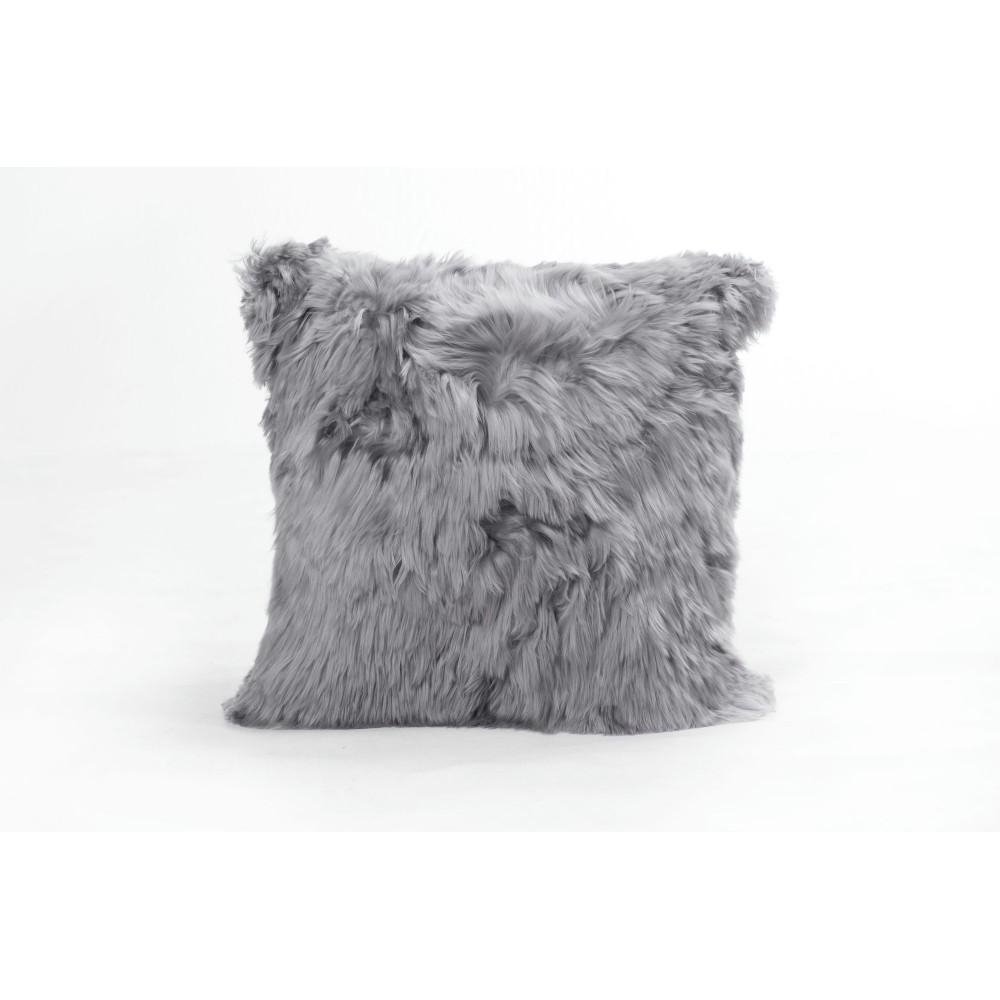 Cushion Alpaca 20" COOL GREY