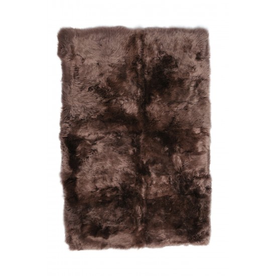 Design Rug Longwool 4x6' TAUPE