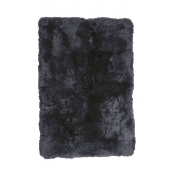 Design Rug Longwool 5X8' STEEL