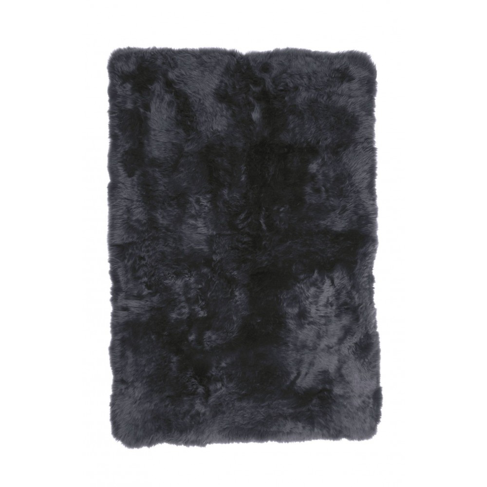 Design Rug Longwool 6X9' STEEL