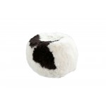 Icelandic Shearling Pouf Spotted