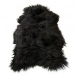 Icelandic 2x3' Single Pelt BLACK