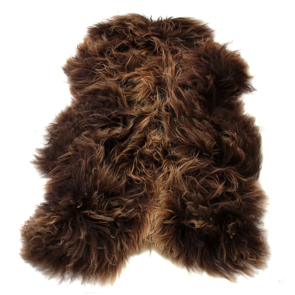 Icelandic 2x3' Single Pelt RUSTY BROWN Icelandic 2x3' Single Pelt RUSTY BROWN