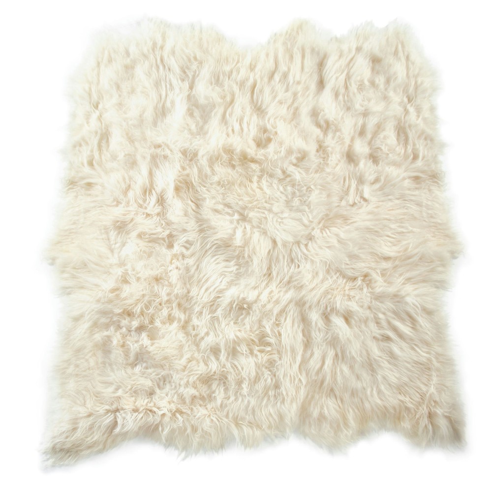 Icelandic 6x6' Six Pelt WHITE