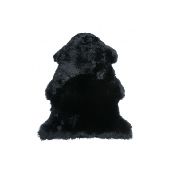 2 X 3' Single Pelt BLACK