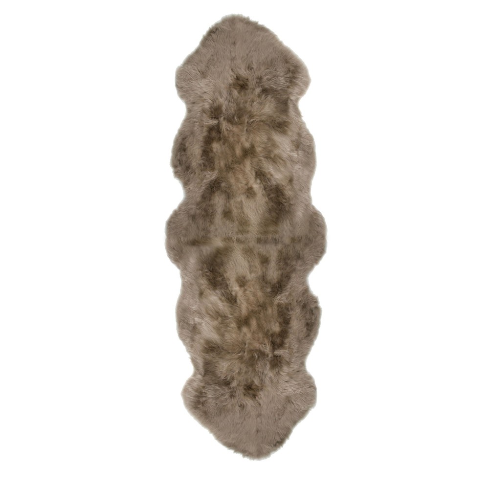 2 X 6' Double Pelt TAUPE 2 X 6' Double Pelt TAUPE