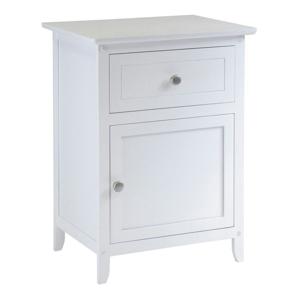 Eugene Accent Table, Nightstand, White