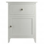 Eugene Accent Table, Nightstand, White