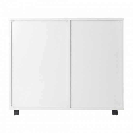 Halifax Wide Storage Cabinet, 2-Drawer, Filing Cabinet, White