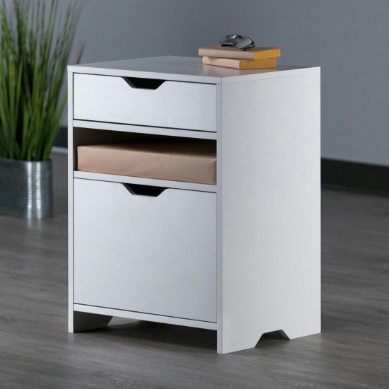 Nova Filing Storage Cabinet, White