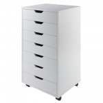 Halifax 7-Drawer Cabinet, White