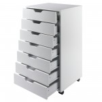 Halifax 7-Drawer Cabinet, White