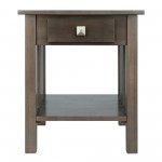 Stafford Accent Table, Oyster Gray