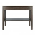 Stafford Console Hall Table, Oyster Gray