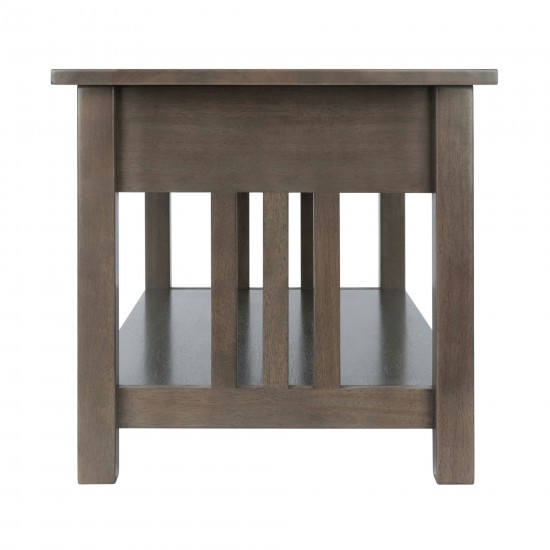 Stafford Coffee Table, Oyster Gray