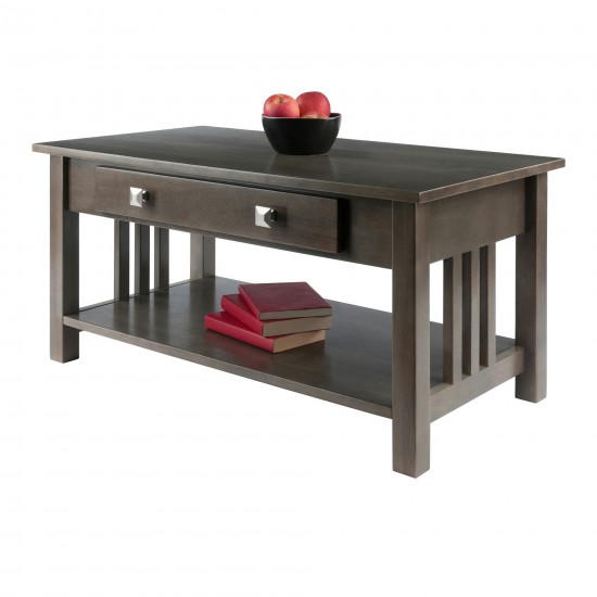 Stafford Coffee Table, Oyster Gray