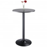 Tarah Pub Table, Black and Slate Gray