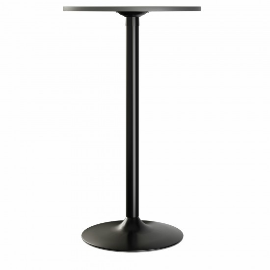 Tarah Pub Table, Black and Slate Gray