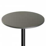 Tarah Pub Table, Black and Slate Gray