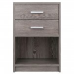 Molina Accent Table, Nightstand, Ash Gray