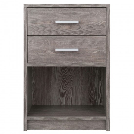 Molina Accent Table, Nightstand, Ash Gray