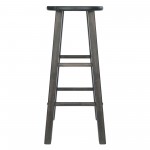 Element 2-Pc Bar Stool Set, Oyster Gray