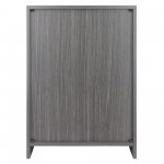 Nova Open Shelf Storage Cabinet, Charcoal