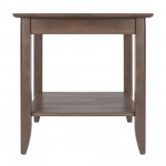 Santino Accent Table, Oyster Gray