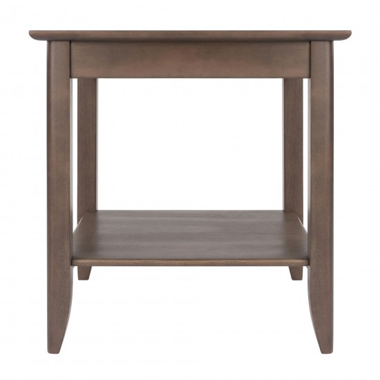 Santino Accent Table, Oyster Gray