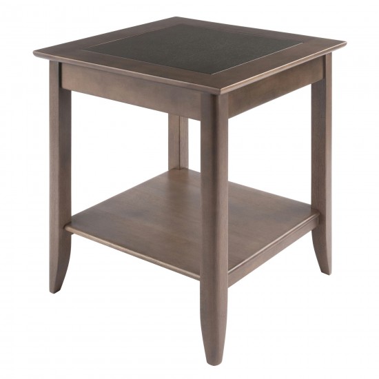 Santino Accent Table, Oyster Gray